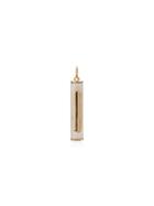 Foundrae 18kt Gold Wood Clockweight Pendulum Pendant
