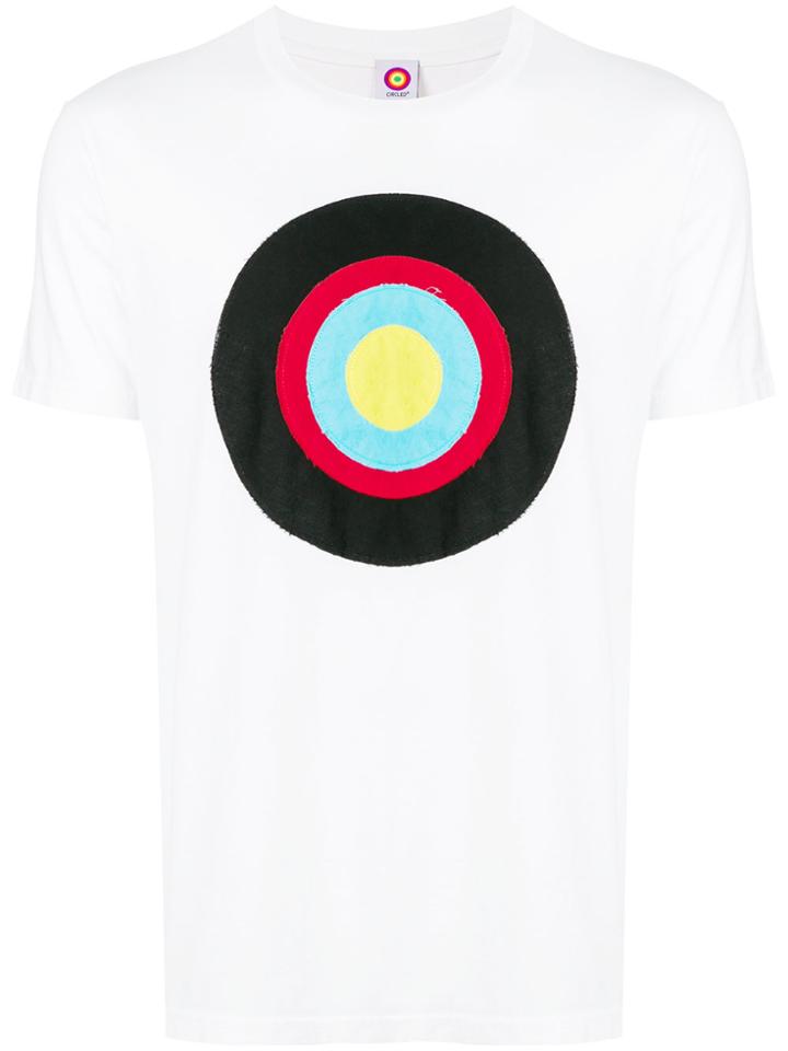 Circled Be Different Bullseye T-shirt - White