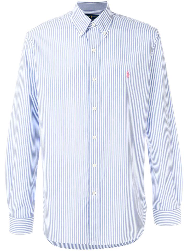 Polo Ralph Lauren Striped Button-down Shirt - Blue