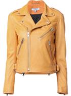 Iro Biker Jacket, Women's, Size: 38, Yellow/orange, Lamb Nubuck Leather