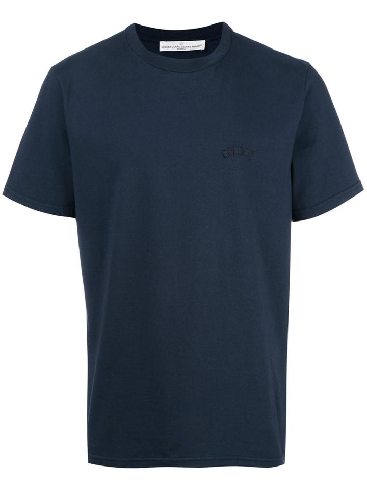 Golden Goose Deluxe Brand - Classic Crew Neck T-shirt - Men - Cotton - S, Blue, Cotton
