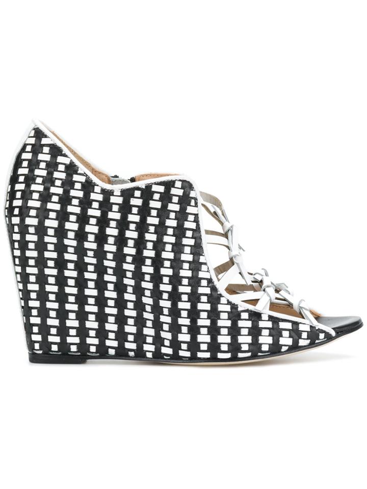 Rue St Maria Wedge Sandals - Black
