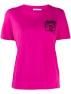 Moschino Teddy Bear Embroidered Logo T-shirt - Pink