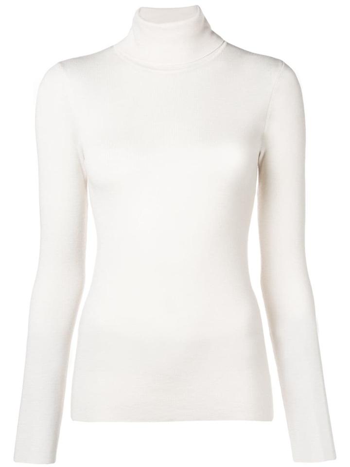 Toteme Roll Neck Sweater - White