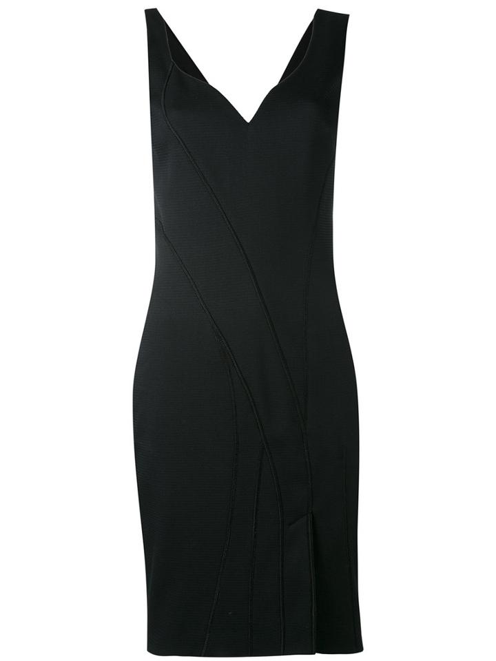 Givenchy - Sweetheart Neck Dress - Women - Cotton/elastodiene/polyamide/spandex/elastane - 40, Black, Cotton/elastodiene/polyamide/spandex/elastane
