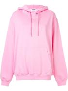 Msgm Logo Hoodie - Pink