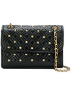 Tory Burch Fleming Stud Small Convertible Shoulder Bag - Black