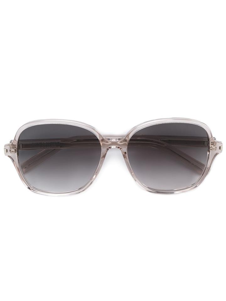 Saint Laurent Eyewear Round Frame Sunglasses - Pink & Purple