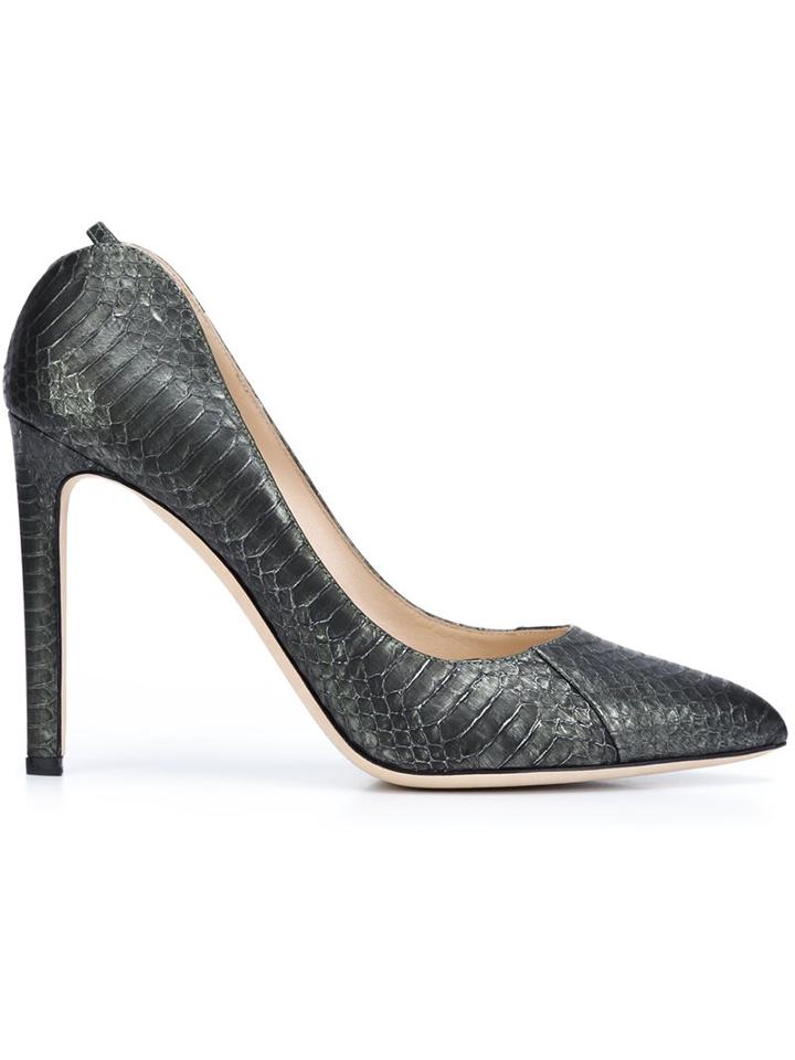 Chloe Gosselin Snakeskin Pumps
