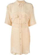 Equipment Half Sleeve Shirt Dress