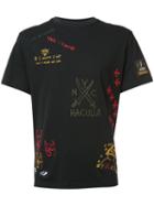 Haculla Printed T-shirt, Men's, Size: Medium, Black, Cotton