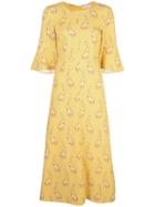 Stine Goya Kirsten Printed Flared Dress - Yellow