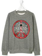 Kenzo Kids Teen Printed Sweatshirt - Grey