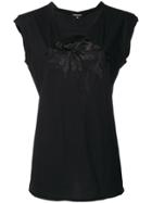 Ann Demeulemeester Embroidered T-shirt - Black