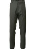 Oamc Panelled Trousers, Men's, Size: 32, Green, Polyester/cupro/virgin Wool