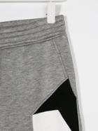 Neil Barrett Kids Geometric Track Trousers - Grey