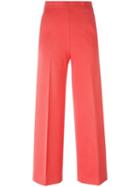 M Missoni Cropped Trousers, Women's, Size: 40, Pink/purple, Acrylic/wool/acetate/polyester