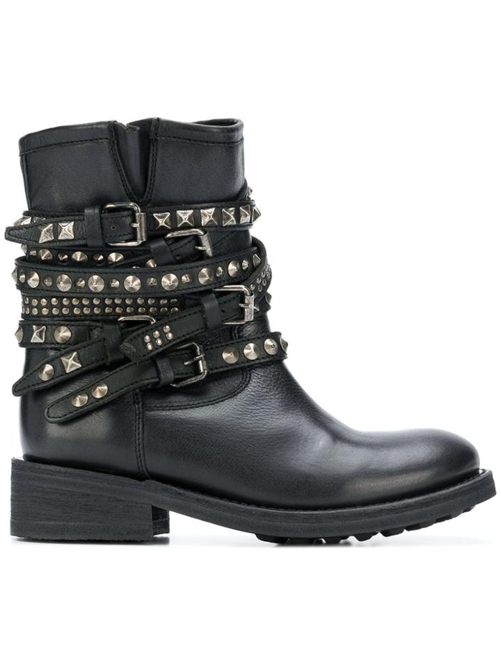 Ash Tempt-02 Biker Boots - Black