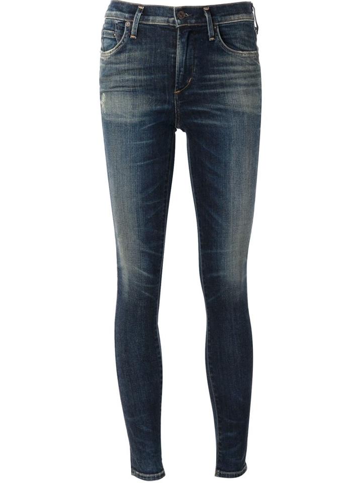Citizens Of Humanity Rocket Skinny Jeans, Women's, Size: 26, Blue, Cotton/polyurethane