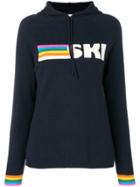 Chinti & Parker Ski Knitted Hoodie - Blue