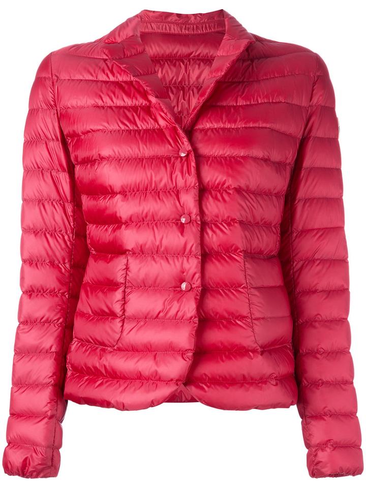 Moncler Leyla Padded Blazer, Women's, Size: 4, Red, Polyimide/polyamide