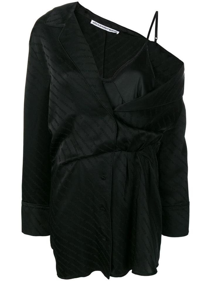 Alexander Wang Cami Shirt Dress - Black