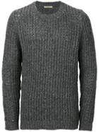 Nuur - Textured Knit Jumper - Men - Acrylic/nylon/alpaca/merino - 52, Grey, Acrylic/nylon/alpaca/merino