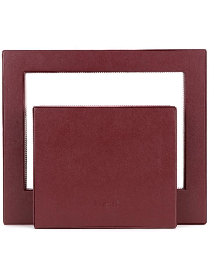 Lamat - Small Dark Cube Bag - Women - Wood/calf Leather - One Size, Red, Wood/calf Leather