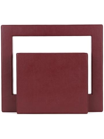 Lamat - Small Dark Cube Bag - Women - Wood/calf Leather - One Size, Red, Wood/calf Leather
