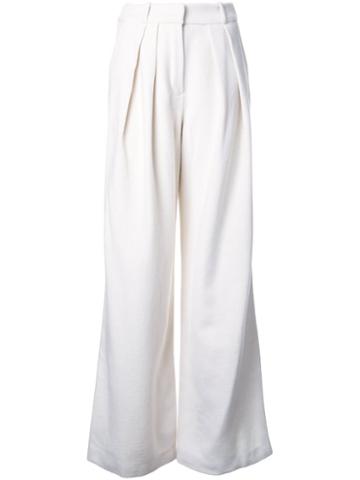 Jay Ahr Pleated Flare Trousers