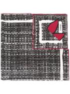 Chanel Vintage Printed Silk Scarf, Women's, Grey