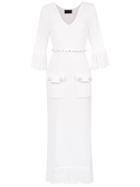 Andrea Bogosian Long Knitted Dress - White