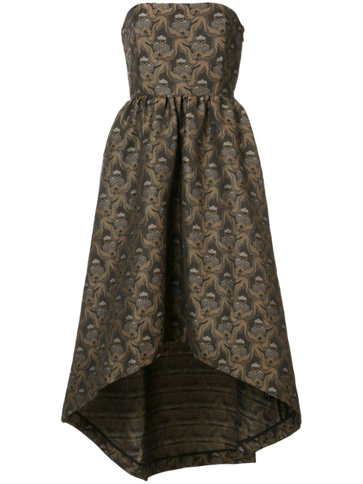 Co Strapless Napkin Dress - Brown