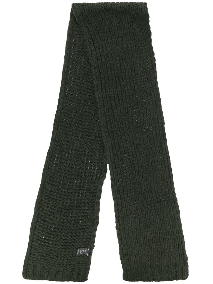 Roberto Collina Chunky Knit Scarf - Green