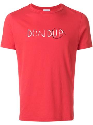 Dondup Logo Print T-shirt - Red