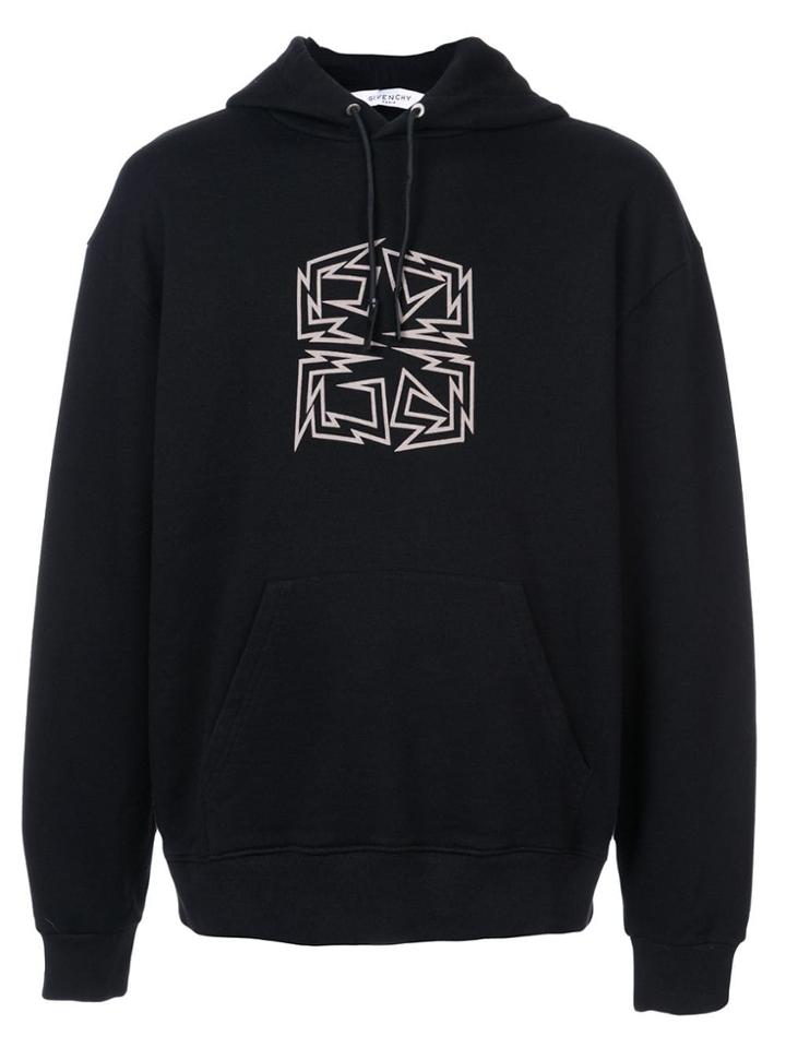 Givenchy Graphic 4g Printed Hoodie - Black