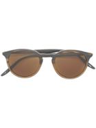 Barton Perreira Round Frame Sunglasses - Brown