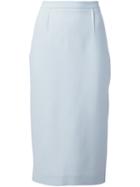 Roland Mouret 'arreton' Pencil Skirt, Women's, Size: 10, Blue, Wool