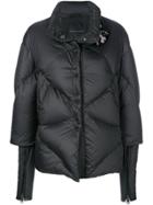 Ermanno Scervino Zipped Padded Jacket - Black