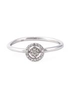 Astley Clarke Mini Icon Aura Diamond Ring - Metallic