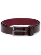 Boss Hugo Boss Buckle Belt, Men's, Size: 90, Red, Calf Leather