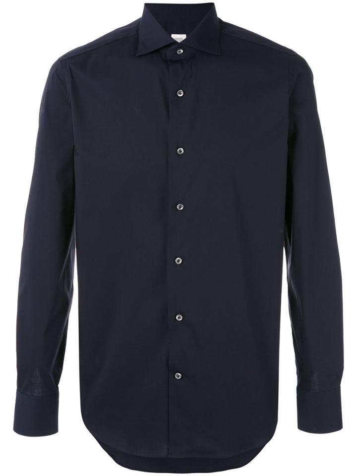 Alessandro Gherardi Curved Hem Shirt - Blue