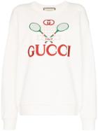 Gucci Gucci Tennis Oversized Sweatshirt - White