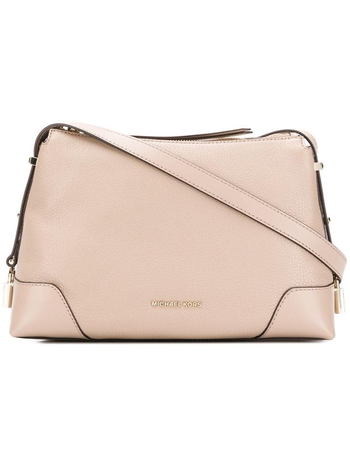 Michael Michael Kors Logo Shoulder Bag - Neutrals