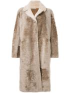 Sylvie Schimmel Single-breasted Coat - Beige