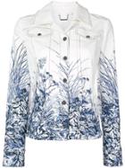 Elie Tahari Floral Print Jacket - White