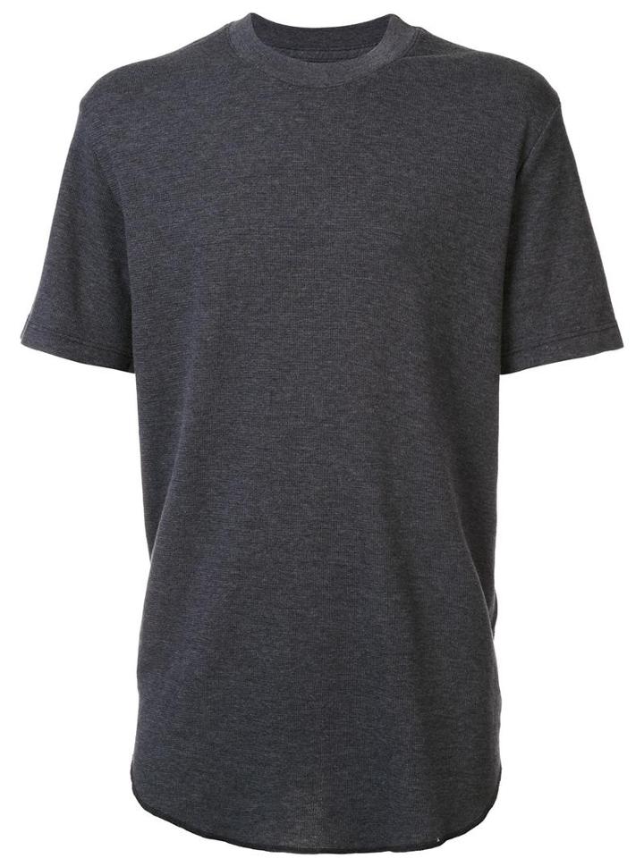 321 Round Neck T-shirt, Men's, Size: Small, Grey, Cotton/polyester