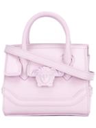 Versace Mini Palazzo Empire Shoulder Bag, Women's, Pink/purple, Calf Leather