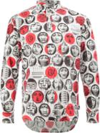 Comme Des Garçons Homme Plus Faces Print Shirt, Men's, Size: Small, Cotton