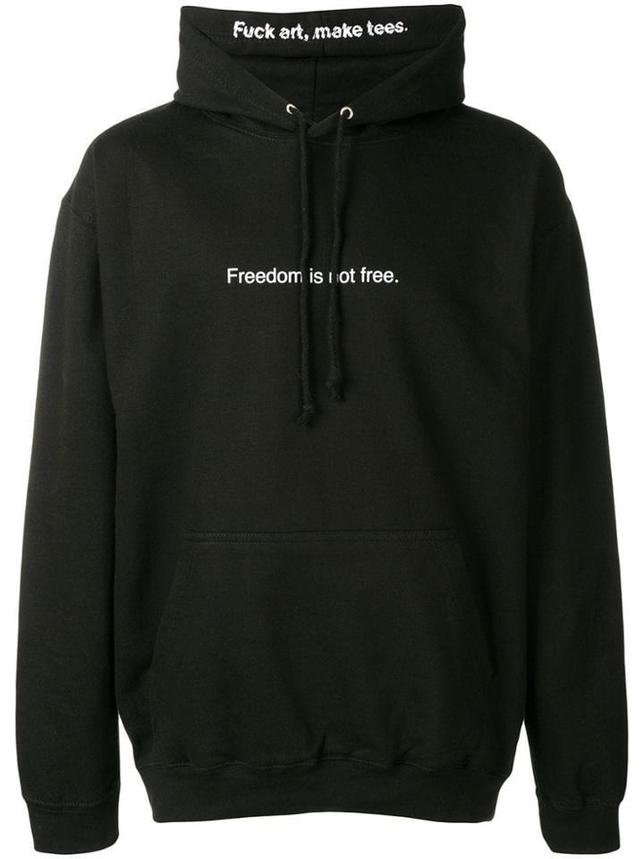 F.a.m.t. 'freedom Is Not Free' Hoodie - Black